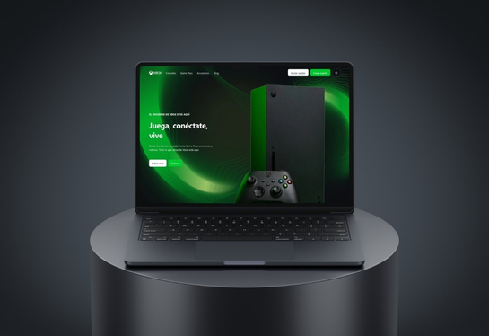 Xbox Mexico Landing Page